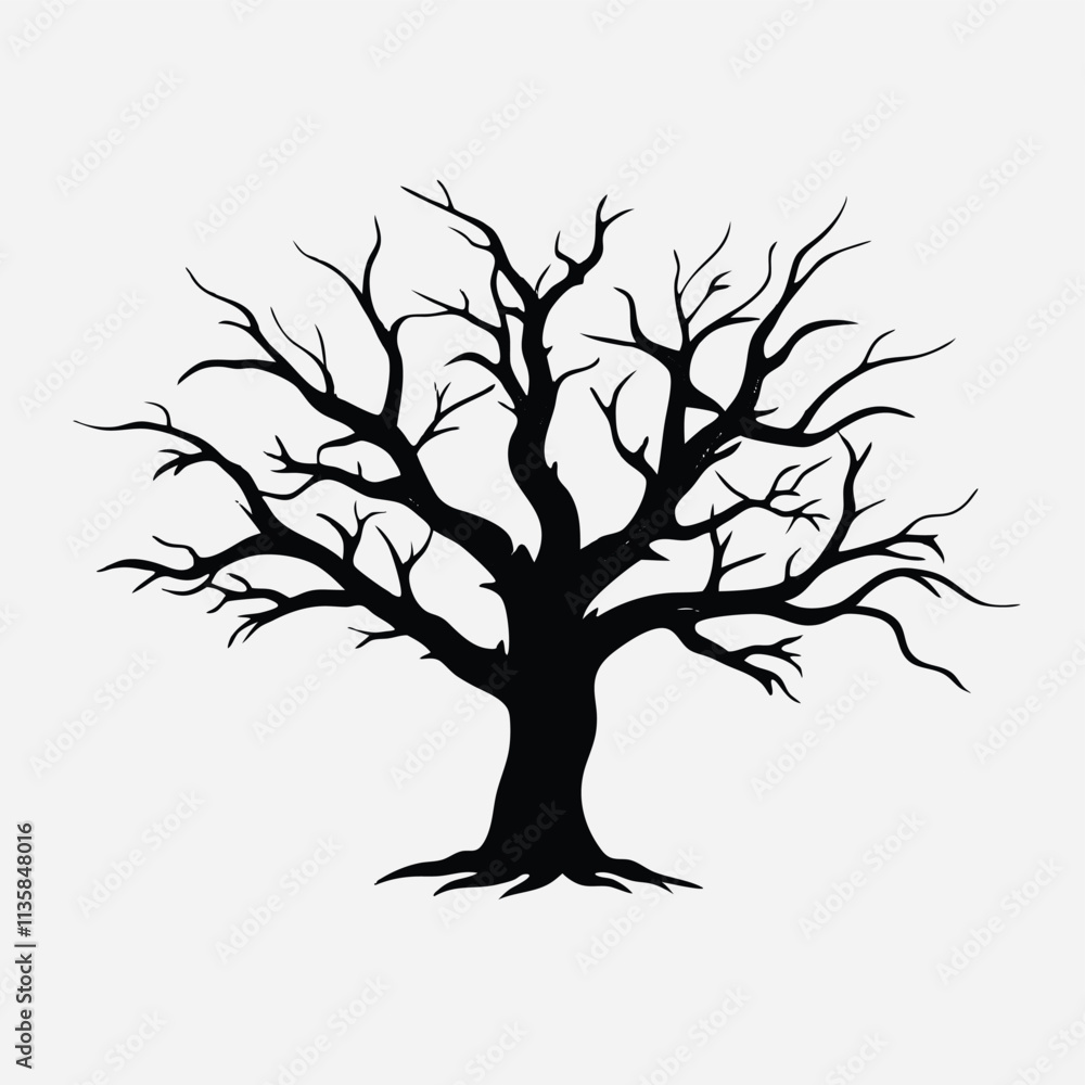 Halloween holiday black frame with cemetery, pumpkins, cauldron, witch flying on broomstick, bats and creepy trees silhouettes. Vector illustration Halloween holiday black frame with cemetery, pumpkins, cauldron, witch flying on broomstick, bats and creepy trees silhouettes. Vector illustration