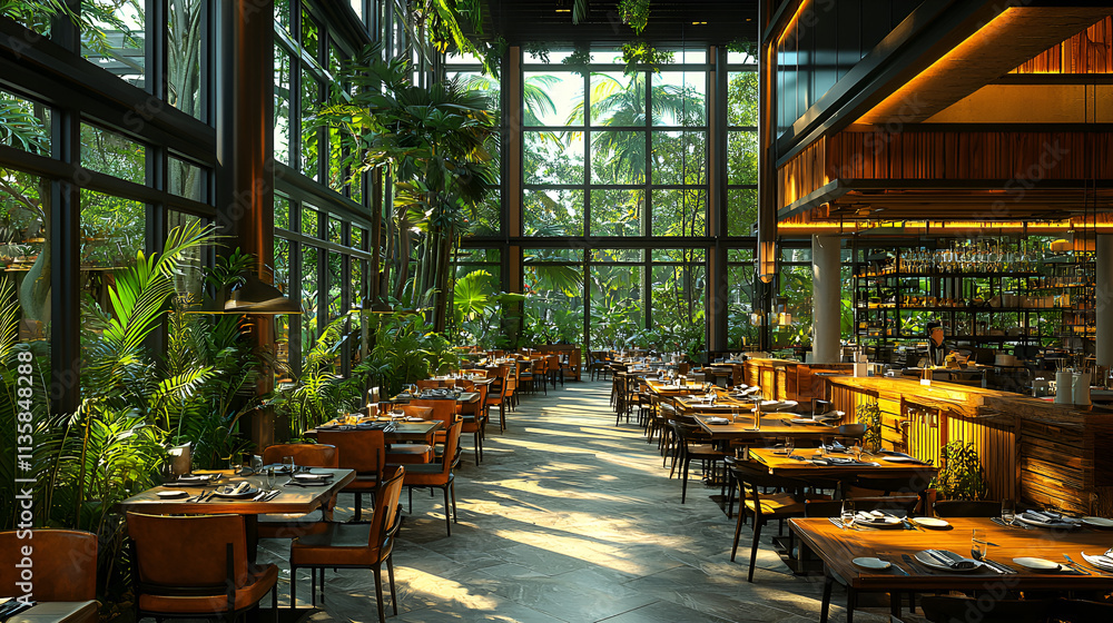 Create a bright and airy dining experience with stylish decor Create a bright and airy dining experience with stylish decor