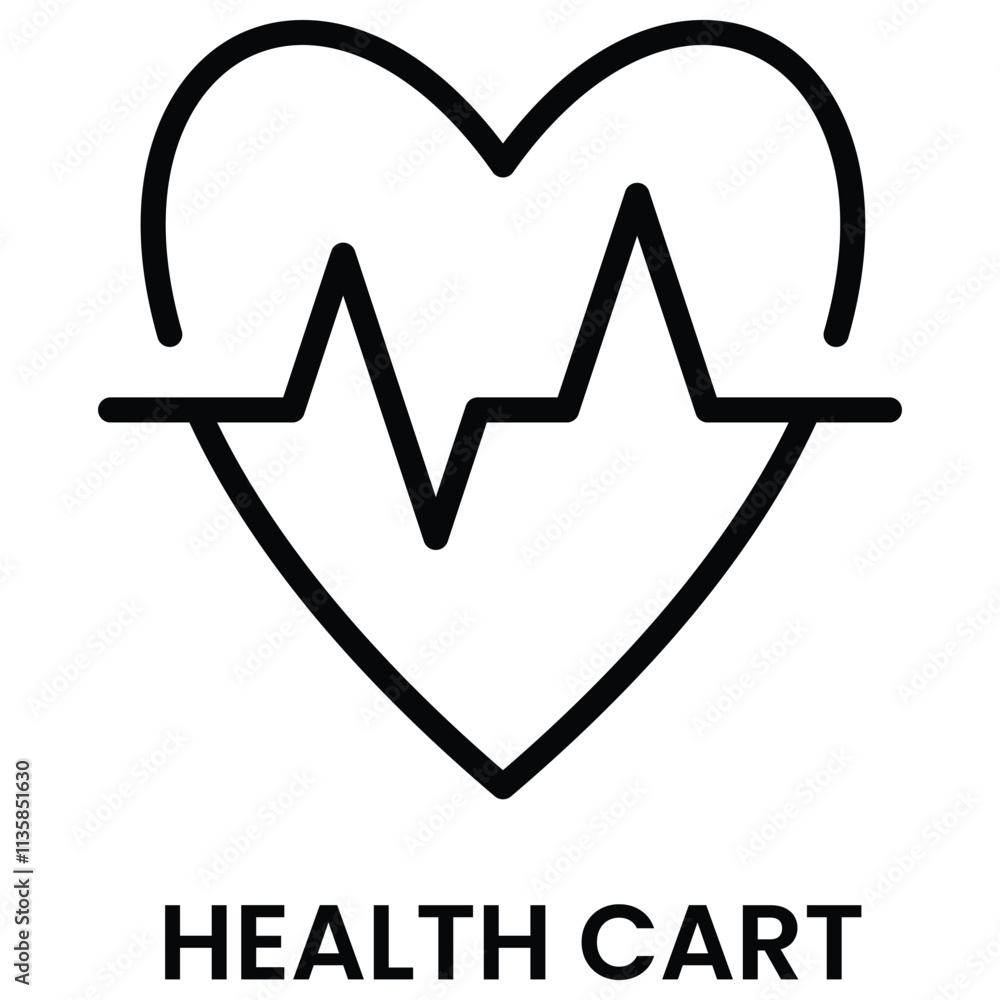 Heart beat icon. Medical icon Heart beat icon. Medical icon