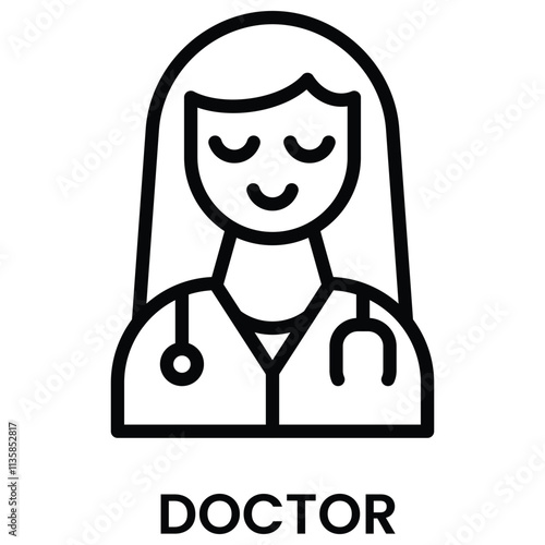 Female Doctor Icon