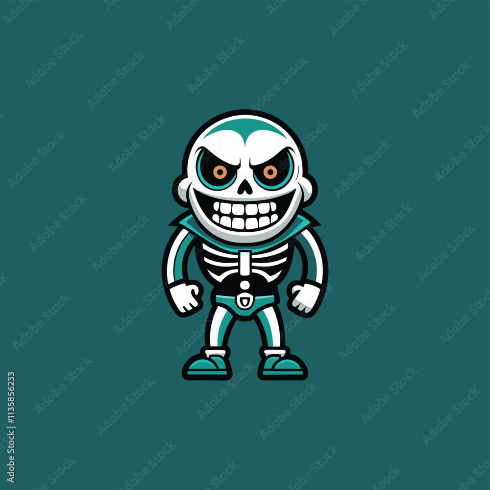 Human skeleton icon, logo isolated on white realistic vector illustration Human skeleton icon, logo isolated on white realistic vector illustration