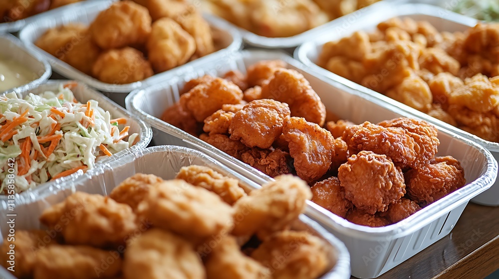 A Crispy Crunch A Close-Up Look at Fried Chicken Perfection