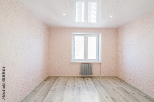 standard room interior apartment. view kind of decor home decoration in hostel house for sale. empty room renovated