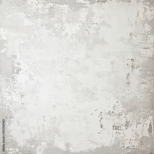 Abstract Grey White Texture Background, Grunge Wall, Distressed Paint, Modern Art