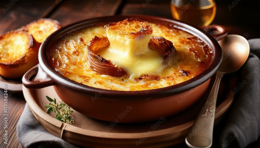 French Onion Soup: Golden Broth, Melted Cheese, Rustic Charm French Onion Soup: Golden Broth, Melted Cheese, Rustic Charm