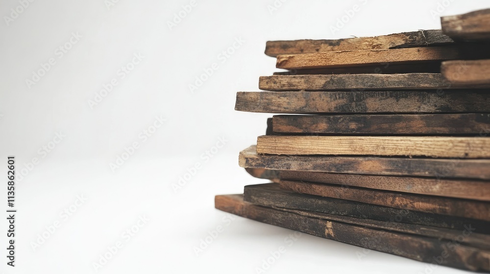 Stacked Wooden Planks on a Simple Background, Showing Natural Wood Texture and Grain Patterns for Construction or Home Decor Projects Stacked Wooden Planks on a Simple Background, Showing Natural Wood Texture and Grain Patterns for Construction or Home Decor Projects