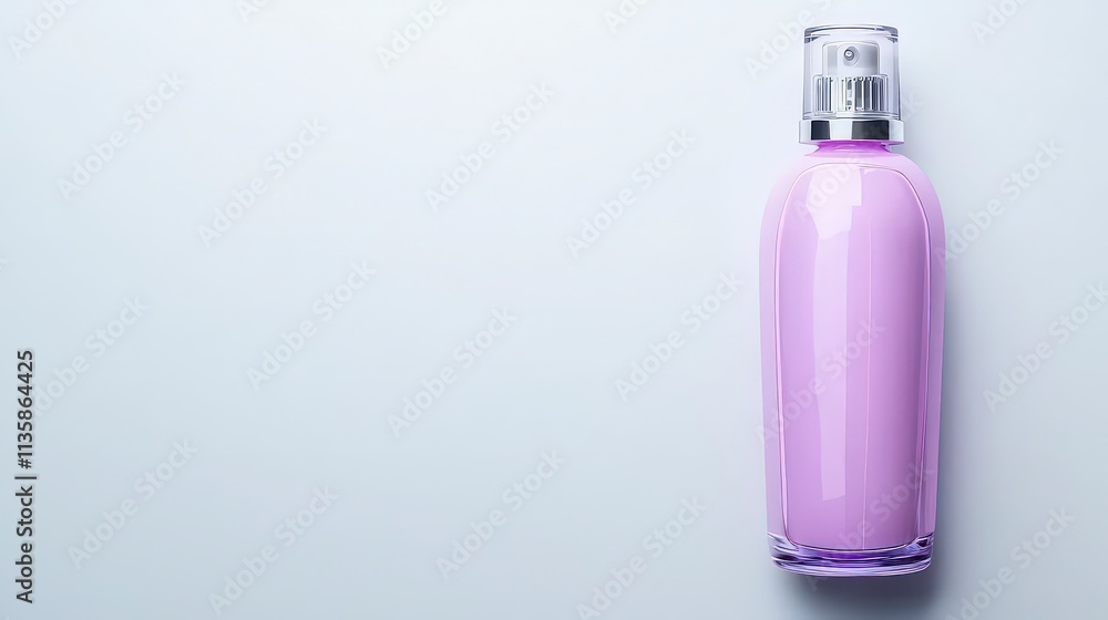 Lavender Serum Bottle Product Photography Minimalist Background Lavender Serum Bottle Product Photography Minimalist Background