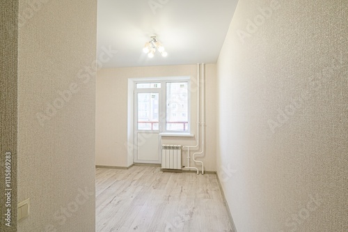 standard room interior apartment. view kind of decor home decoration in hostel house for sale. empty room renovated