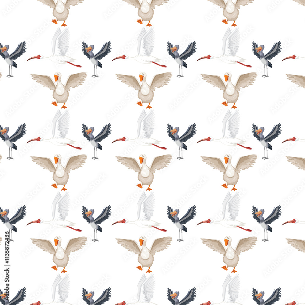 Fototapeta premium seamless pattern with cats