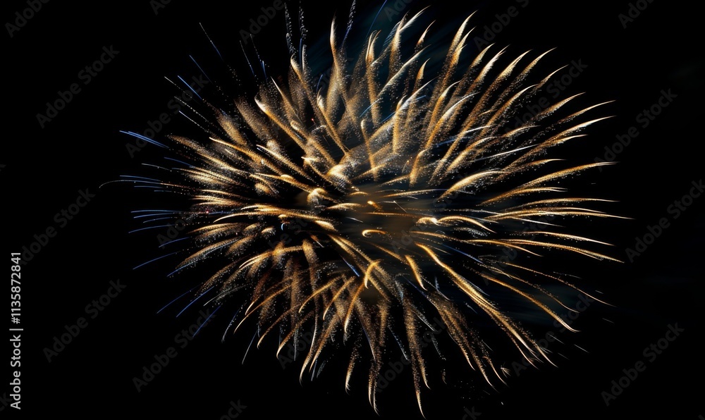Beautiful Blue Holiday background with fireworks Beautiful Blue Holiday background with fireworks