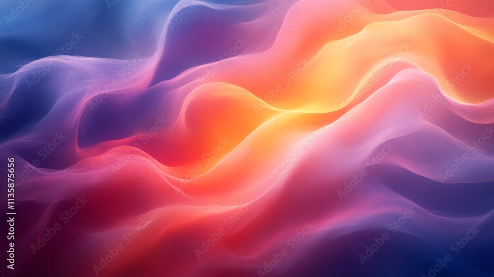 Abstract waves of colorful gradients flowing Abstract waves of colorful gradients flowing
