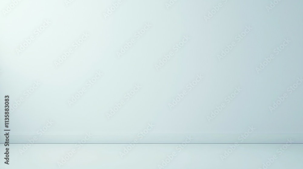 A minimalistic, empty white wall with a clean floor, suggesting simplicity and openness. A minimalistic, empty white wall with a clean floor, suggesting simplicity and openness.