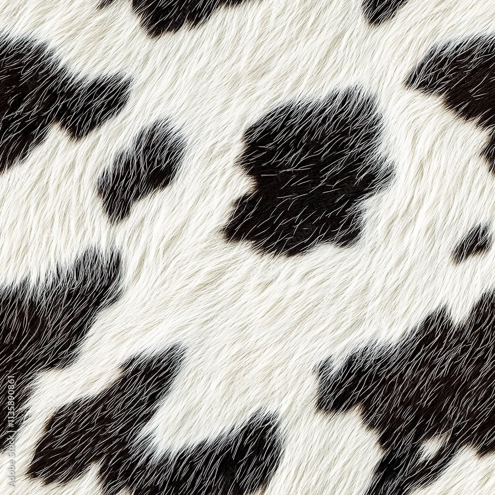 Cow Fur Hide Animal Pelt Seamless Pattern Texture Cow Fur Hide Animal Pelt Seamless Pattern Texture