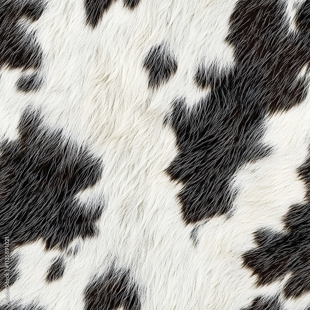 Cow Fur Hide Animal Pelt Seamless Pattern Texture Cow Fur Hide Animal Pelt Seamless Pattern Texture