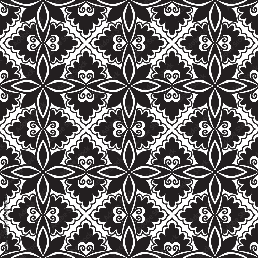 Seamless vector pattern. Luxurious oriental hand drawn art line pattern. Ornament for Wallpaper, Fabric, Packaging, Decorative Print, Textile Design. Seamless vector pattern. Luxurious oriental hand drawn art line pattern. Ornament for Wallpaper, Fabric, Packaging, Decorative Print, Textile Design.