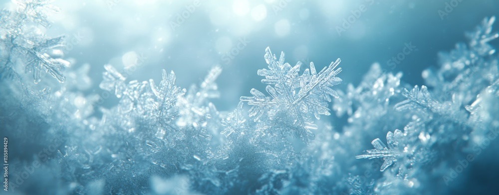 The background is a light blue with a snow flakes The background is a light blue with a snow flakes