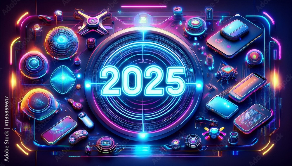 Neon Tech Gadgets of 2025: A Vibrant Futuristic Vision Neon Tech Gadgets of 2025: A Vibrant Futuristic Vision