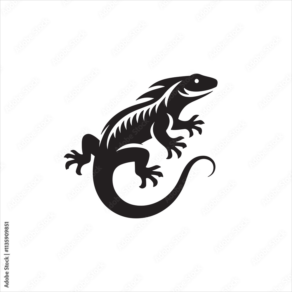 Fototapeta premium black and white dragon