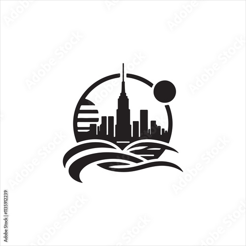 city skyline vector