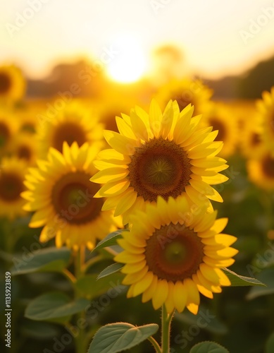field of sunflowers