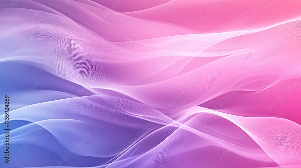 Obraz premium Abstract Pink Purple Wave Background Design