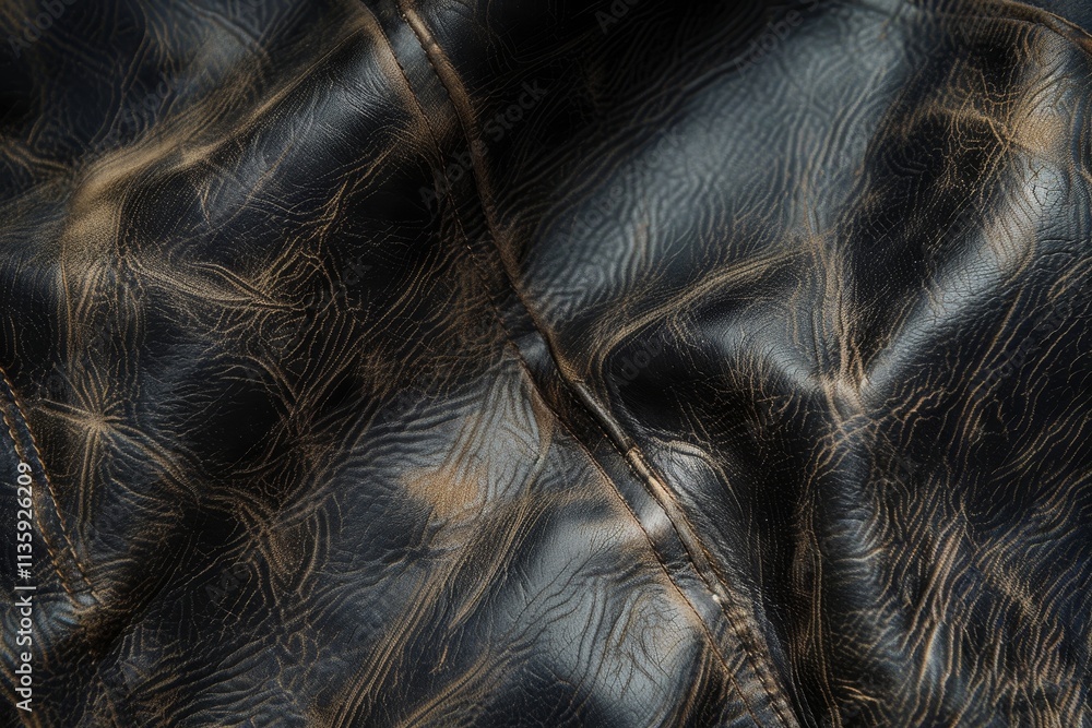 A close-up shot of distressed black leather with a matte finish, showcasing the intricate pattern of the leather, A deep and dark black leather with a matte finish A close-up shot of distressed black leather with a matte finish, showcasing the intricate pattern of the leather, A deep and dark black leather with a matte finish