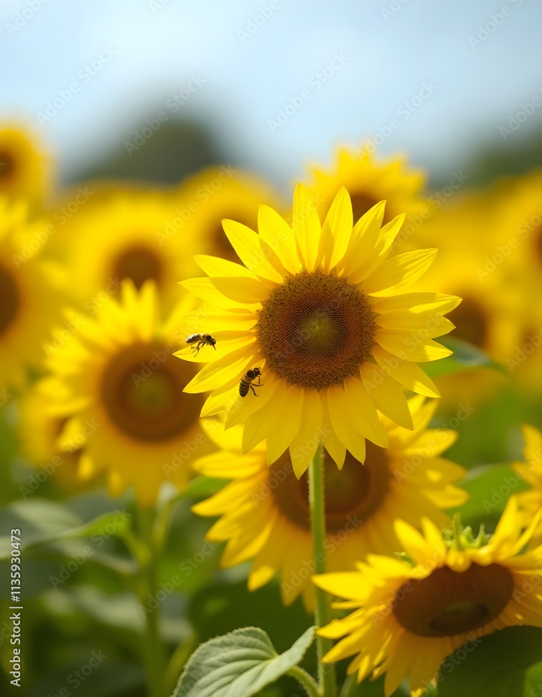 sunflower in the field sunflower in the field