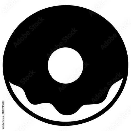 donut cake icon vectors illustration symbol deisgn