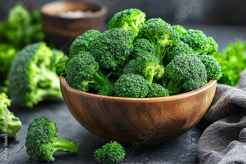 Broccoli (Brassica oleracea) is a cruciferous vegetable that is related to cabbage, kale, cauliflower, and Brussels sprouts 