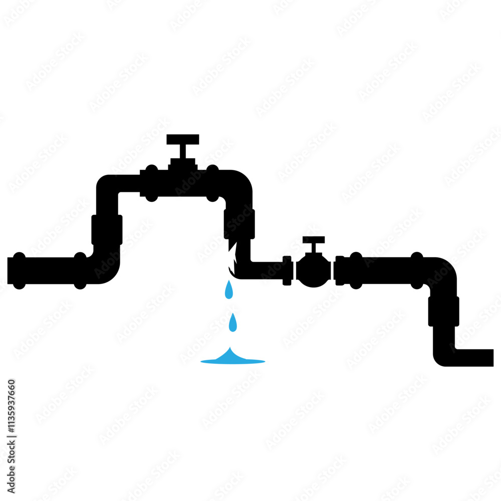 pipe connection icon vectors illustration symbol design pipe connection icon vectors illustration symbol design