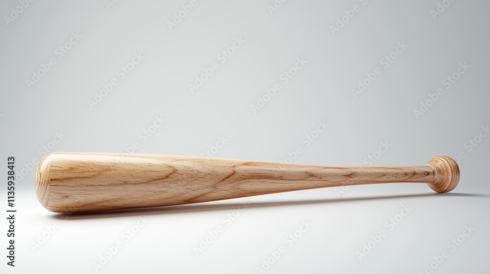 a baseball bat made of polished wood - isolated studio photo a baseball bat made of polished wood - isolated studio photo