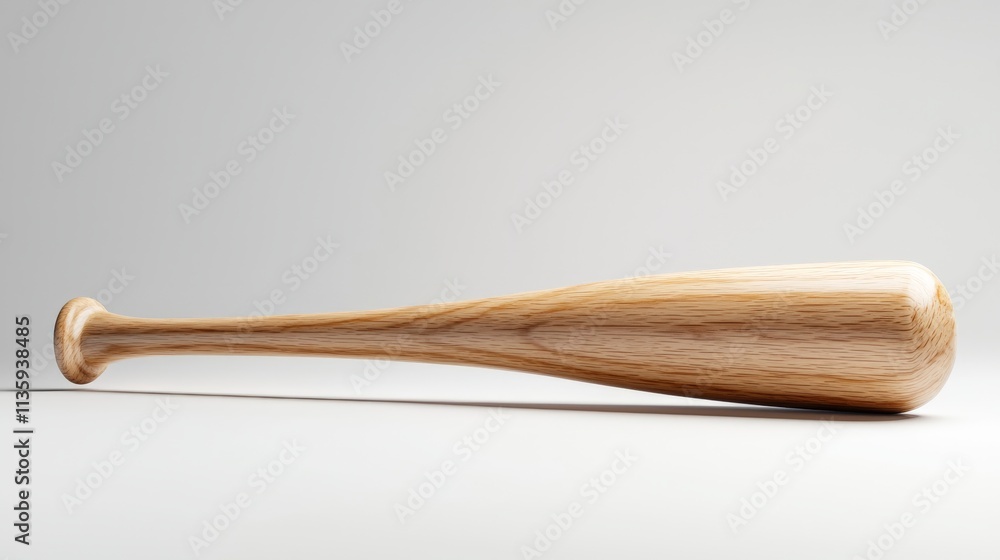 a baseball bat made of polished wood - isolated studio photo a baseball bat made of polished wood - isolated studio photo