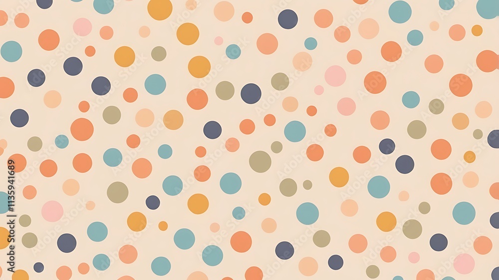 Abstract Pastel Circles Background Design Abstract Pastel Circles Background Design