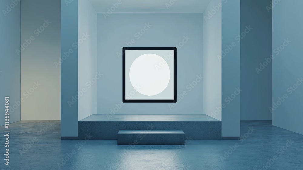 Minimalist Modern Gallery Interior Design With Artwork Minimalist Modern Gallery Interior Design With Artwork