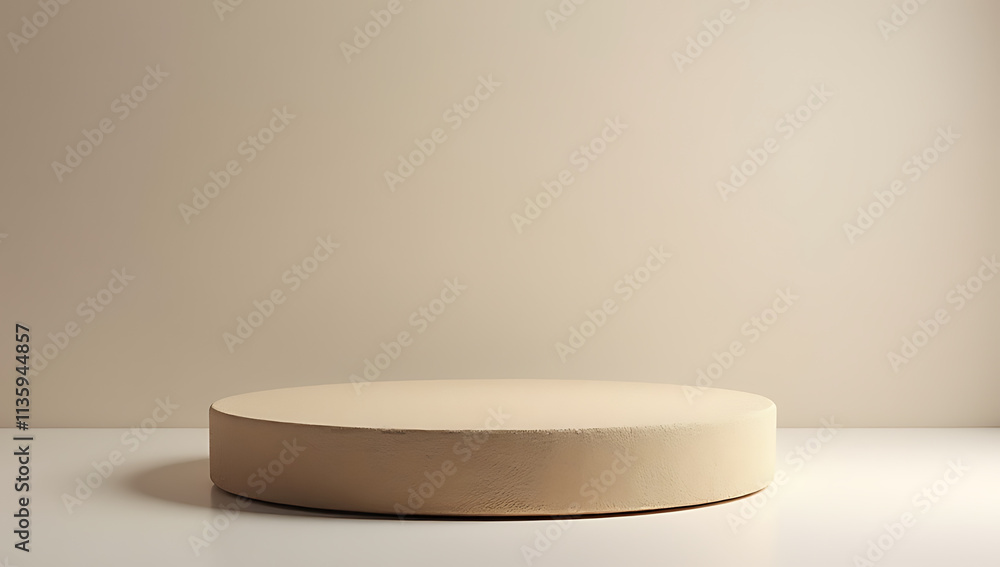 The sandstone top of a product is displayed on a platform with an isolated background for selective focus._00002_ The sandstone top of a product is displayed on a platform with an isolated background for selective focus._00002_