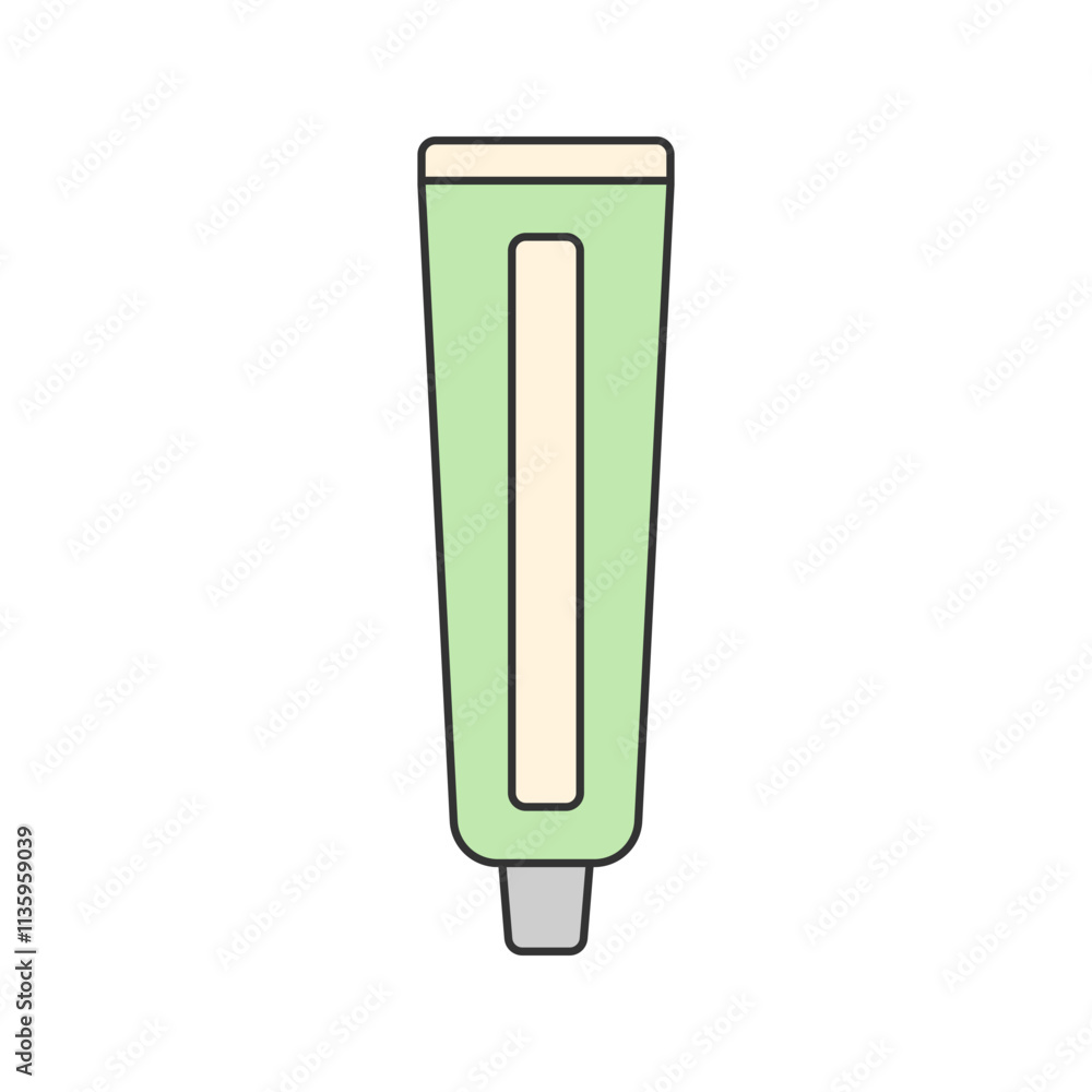 Toothpaste icon Illustration perfect for designs with a home appliance or everiday stuff theme Toothpaste icon Illustration perfect for designs with a home appliance or everiday stuff theme