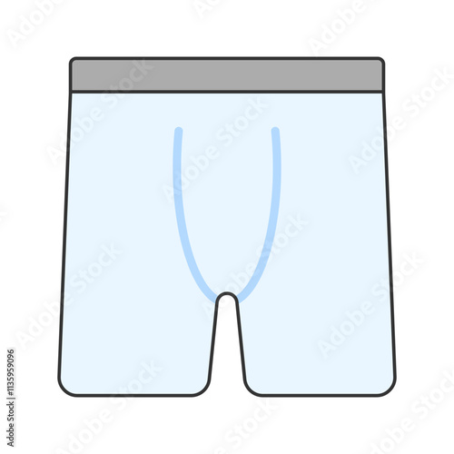 Boxer Shorts icon Illustration perfect for designs with a home appliance or everiday stuff theme