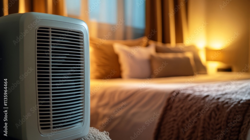 Stylish Portable Heater for Cozy Bedrooms, Modern Design, Home Comfort Stylish Portable Heater for Cozy Bedrooms, Modern Design, Home Comfort