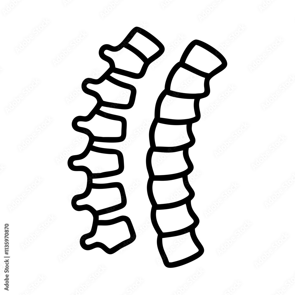 flexible spine - simple black line art icon of flexible spine, for yoga daycelebrations. yoga vector art. flexible spine - simple black line art icon of flexible spine, for yoga daycelebrations. yoga vector art.