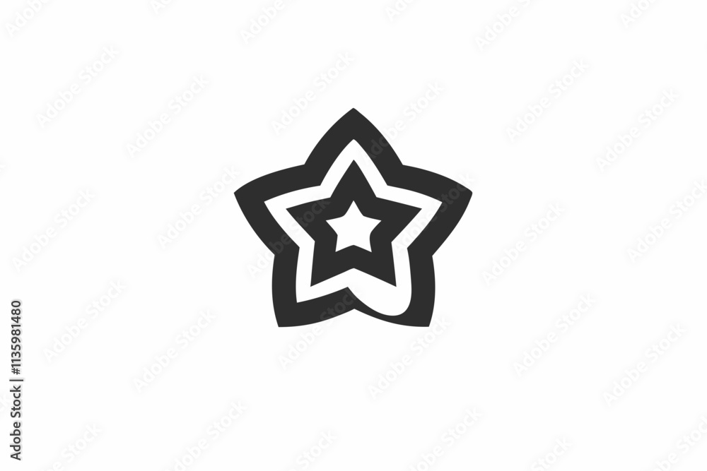 creative star icon concept and logo vector illustration creative star icon concept and logo vector illustration