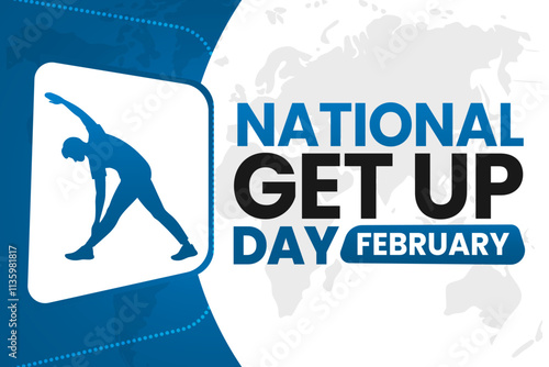 NATIONAL GET UP DAY Vector Illustration background