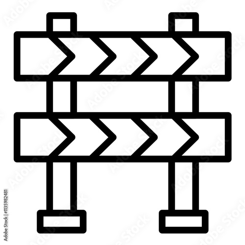Vector Design Construction Sign Icon Style
