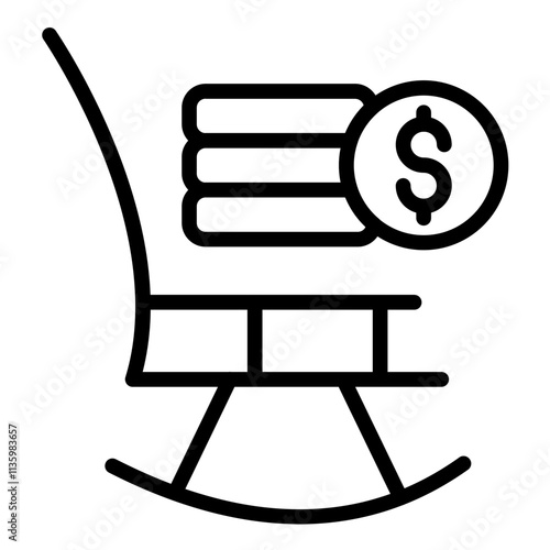 Vector Design Retirement Fund Icon Style