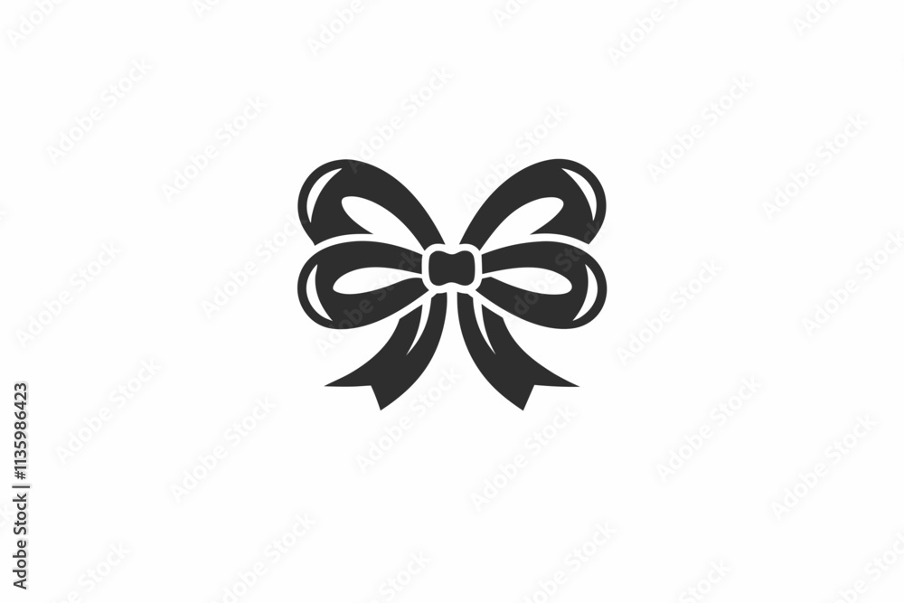 creative ribbon icon concept and logo vector illustration creative ribbon icon concept and logo vector illustration