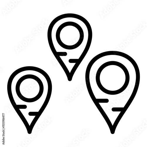 Vector Design Geotag Icon Style