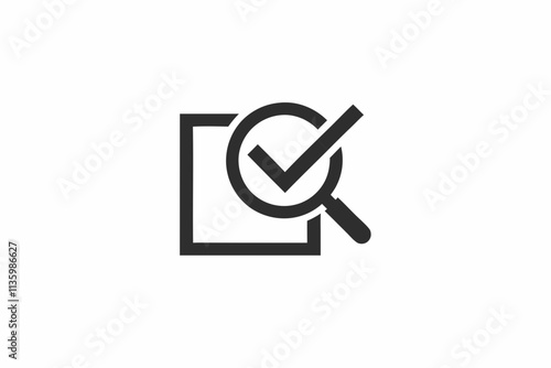 creative quality assurance icon concept and logo vector illustration