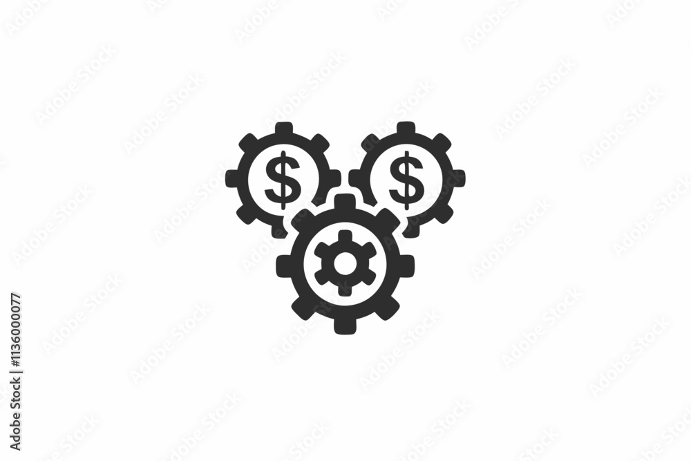 creative business model icon and logo vector illustration creative business model icon and logo vector illustration