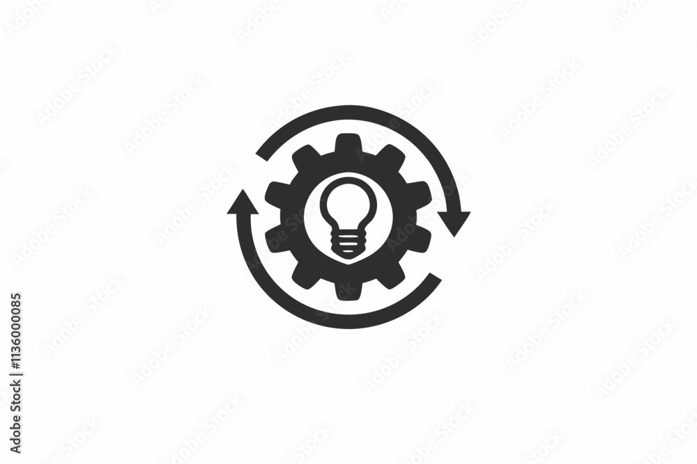 creative business model icon and logo vector illustration creative business model icon and logo vector illustration