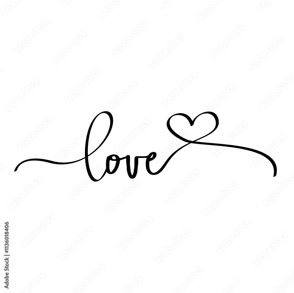 Valentine's day love outline Valentine's day love outline