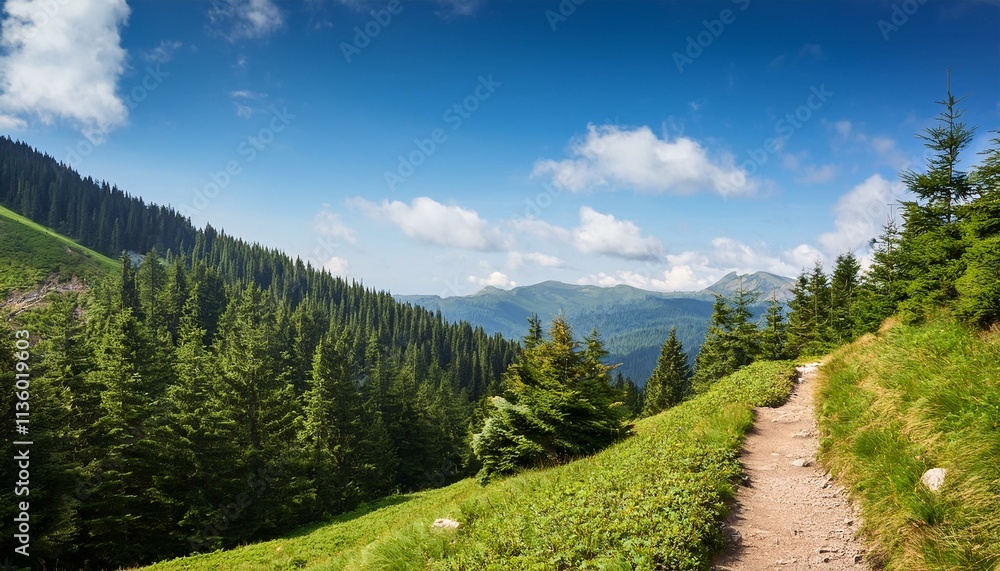 landscape in the mountains